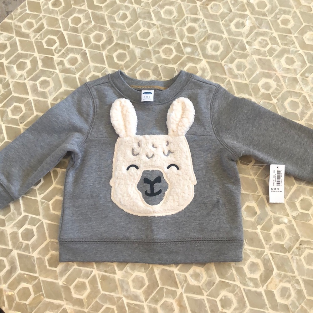 Old navy llama sweatshirt